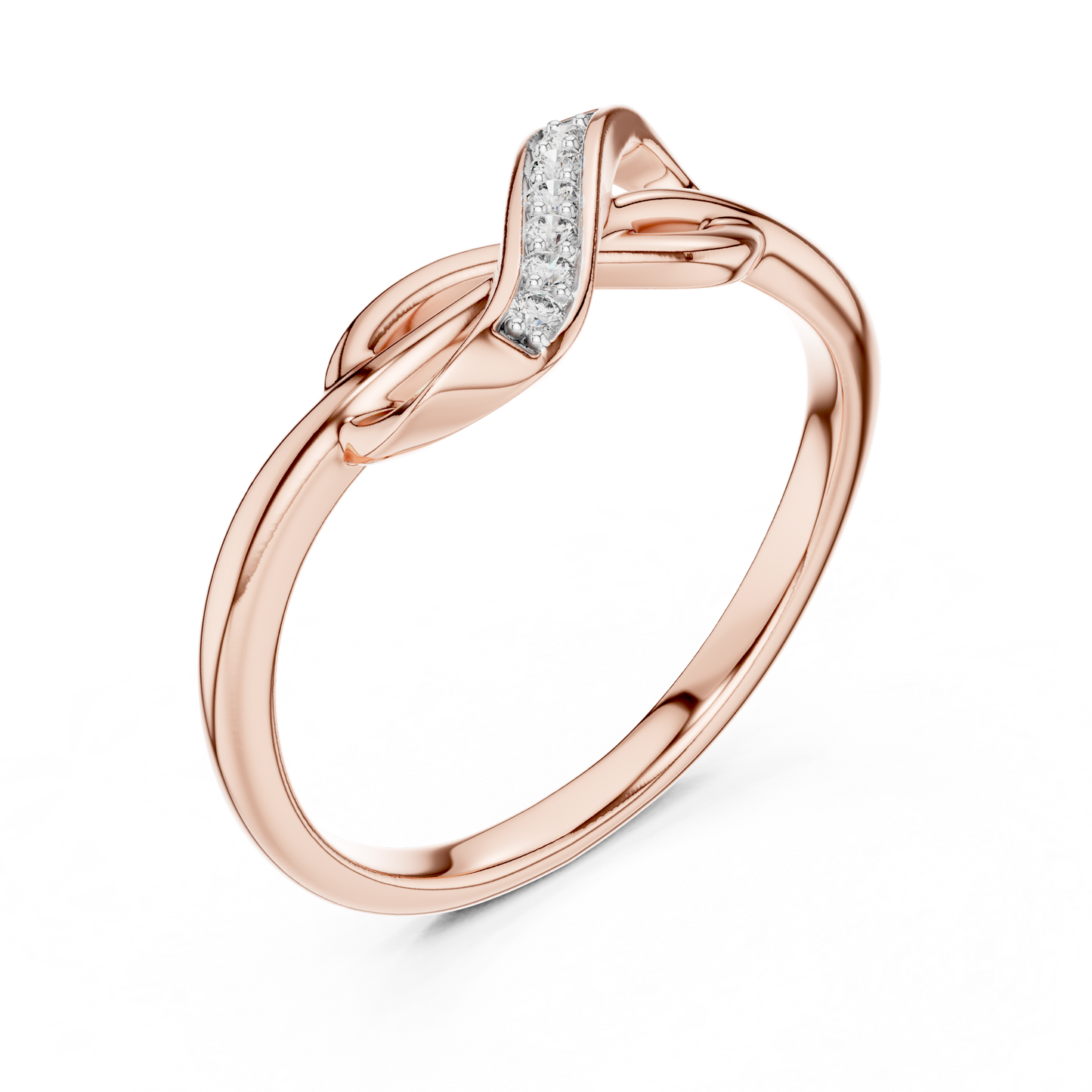 Infinity Pattern Diamond Ring - SB-6-1