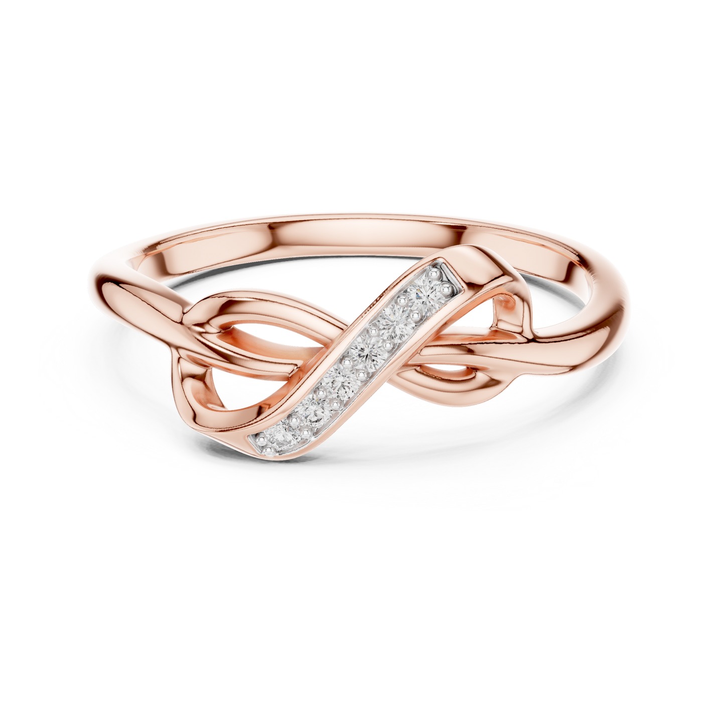 Infinity Pattern Diamond Ring - SB-6-1