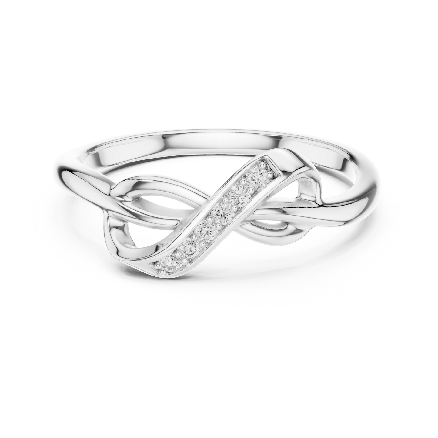 Infinity Pattern Diamond Ring - SB-6-1