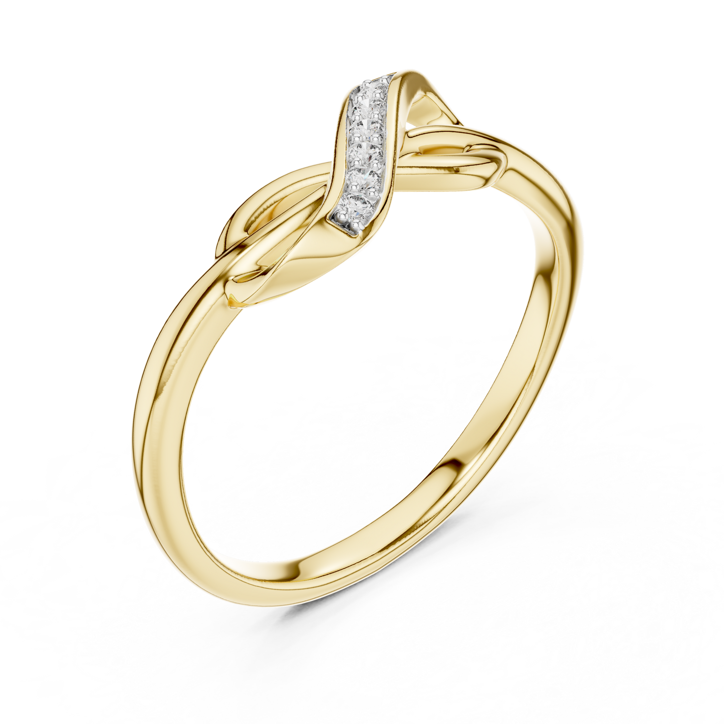 Infinity Pattern Diamond Ring - SB-6-1