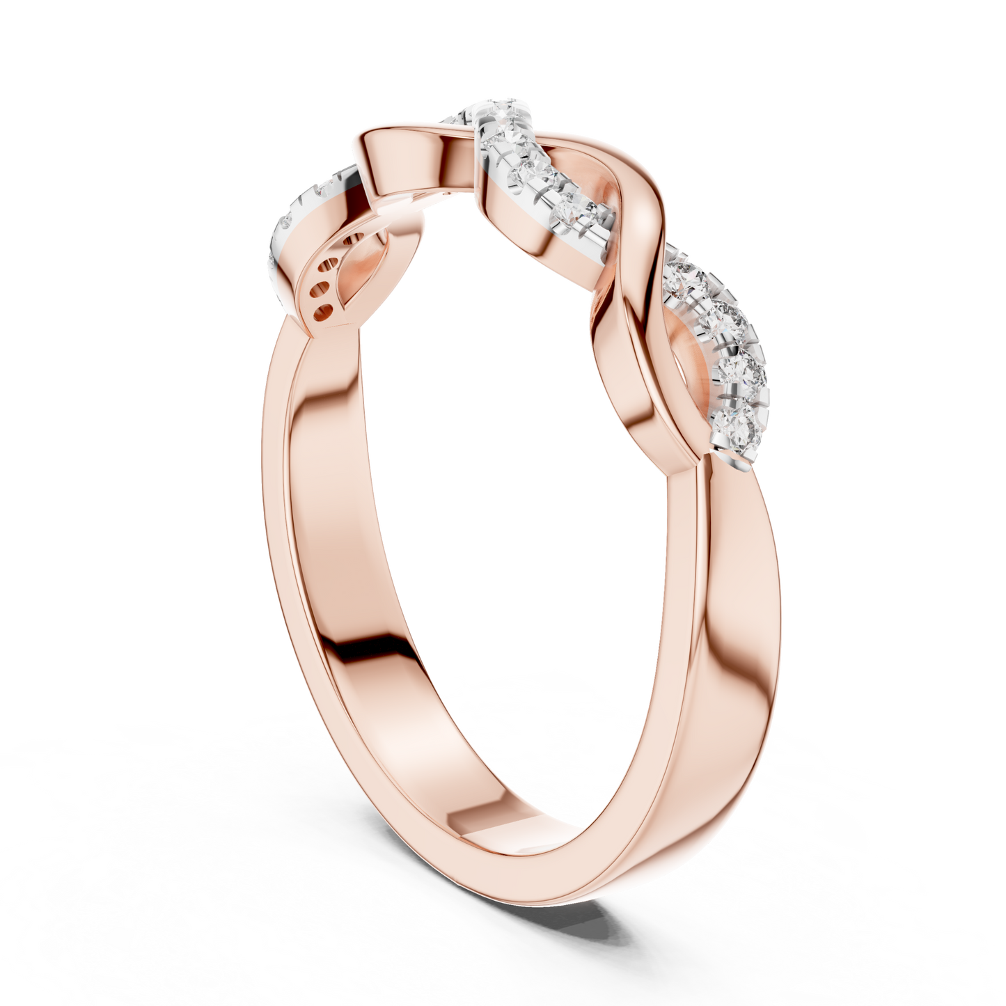 Curved Diamond Ring - SB-6-5