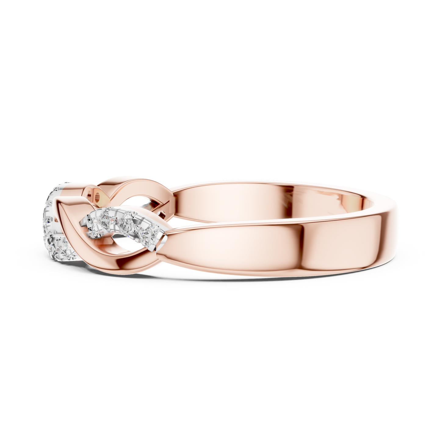 Curved Diamond Ring - SB-6-5