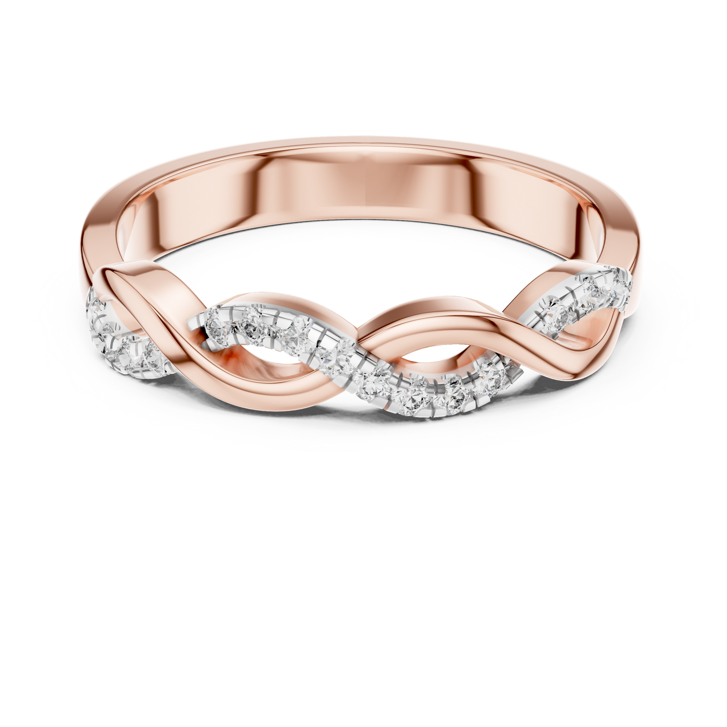 Curved Diamond Ring - SB-6-5