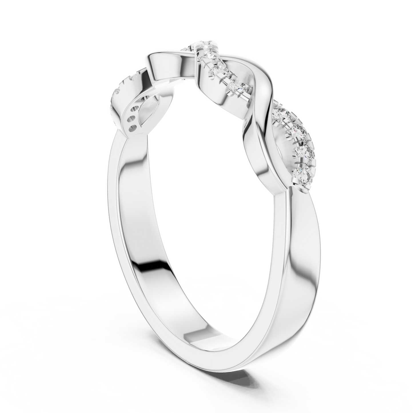 Curved Diamond Ring - SB-6-5