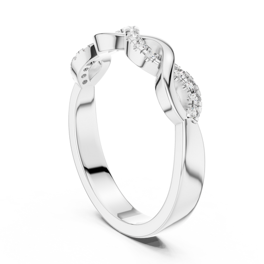 Curved Diamond Ring - SB-6-5