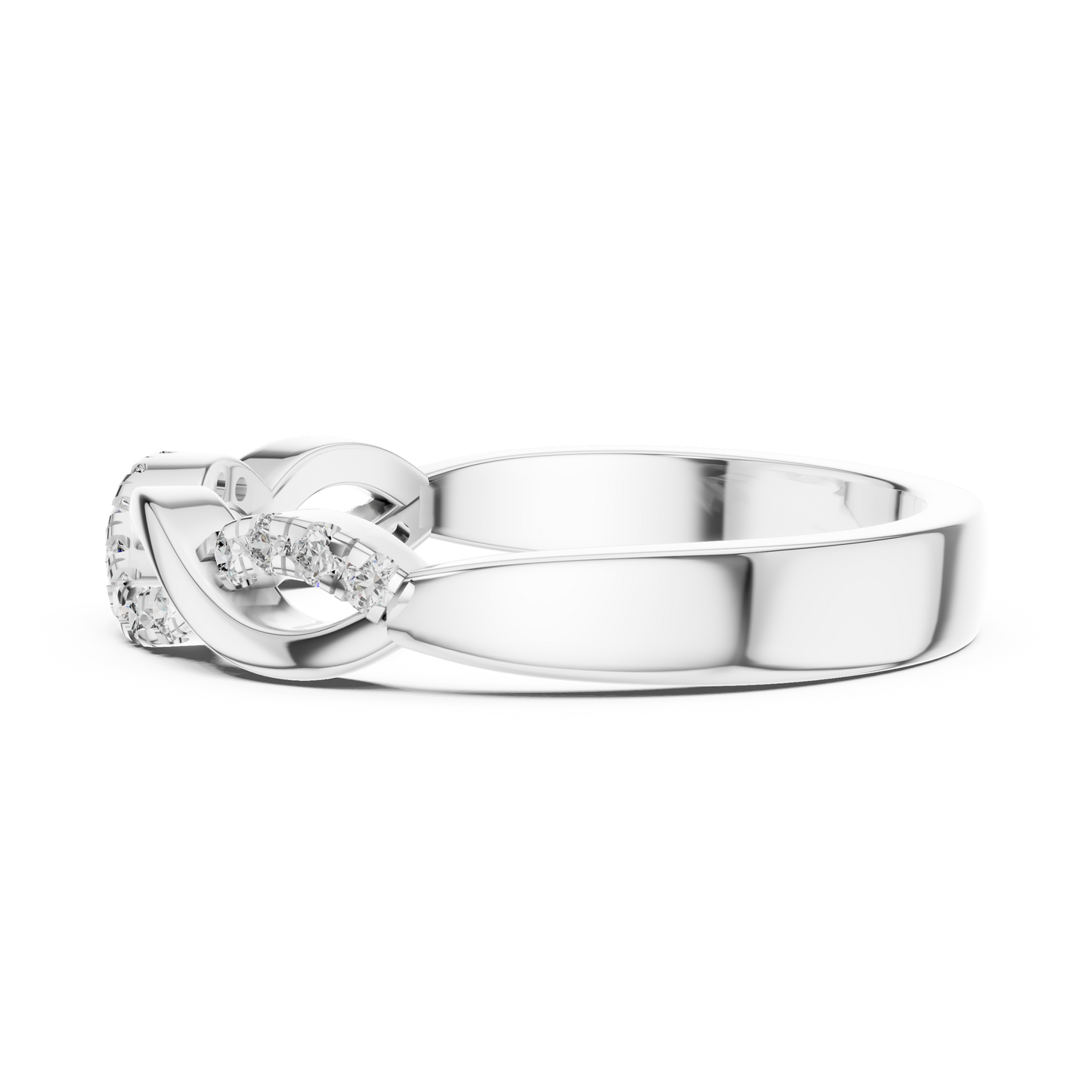 Curved Diamond Ring - SB-6-5