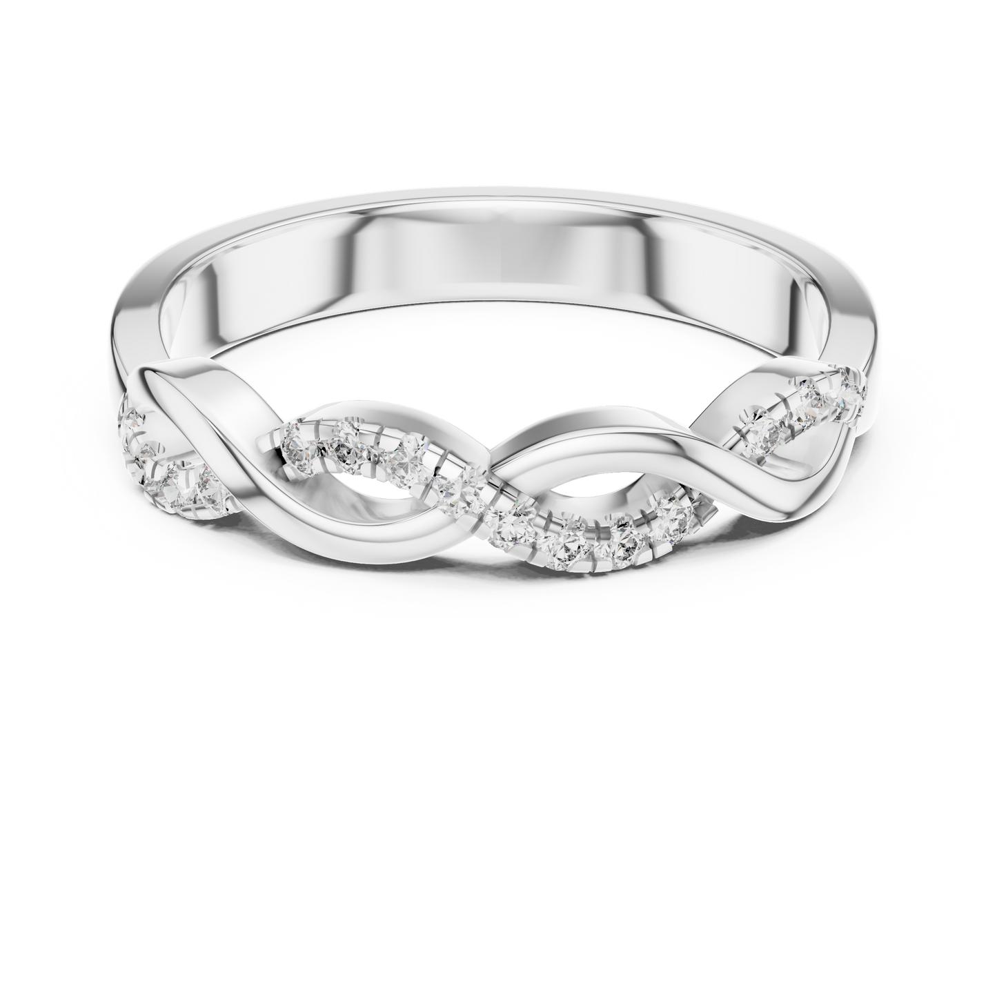 Curved Diamond Ring - SB-6-5