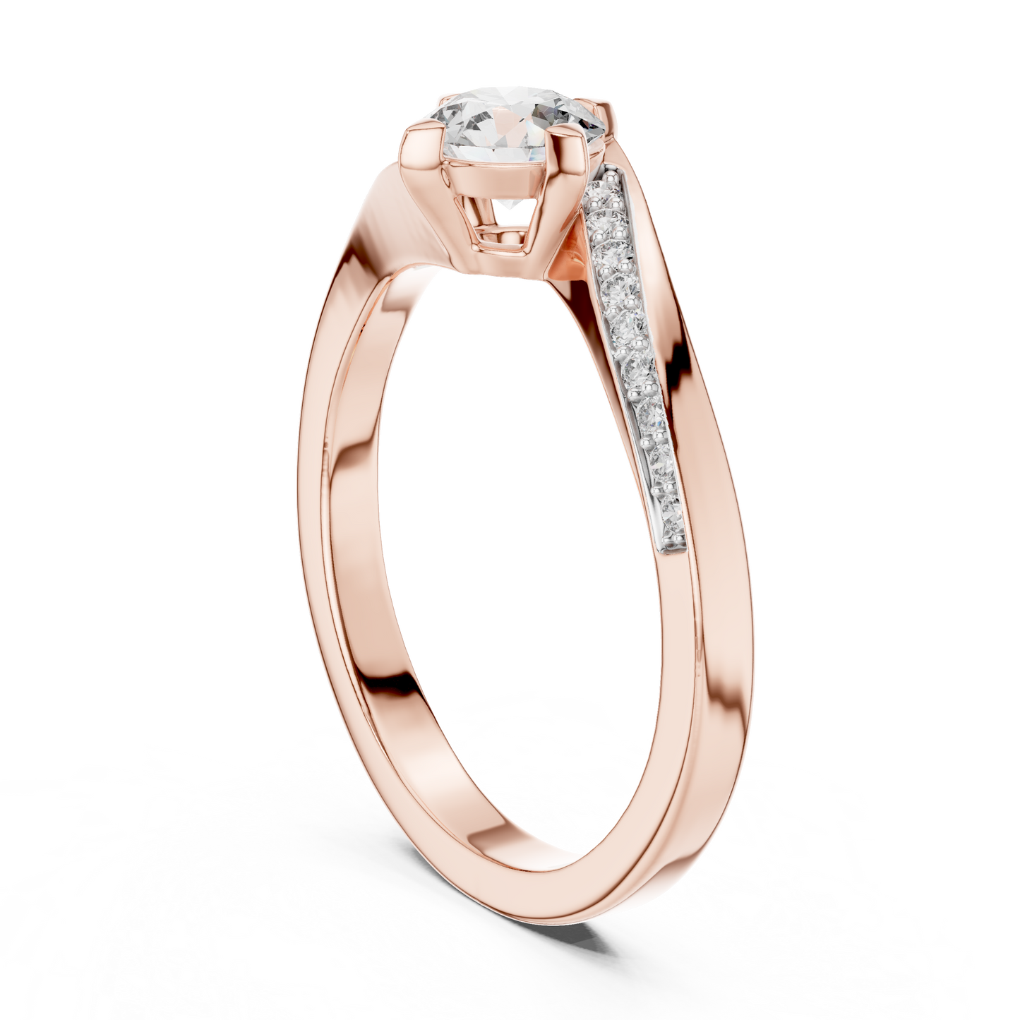 Core Swirl Diamond Ring - SB-6-6
