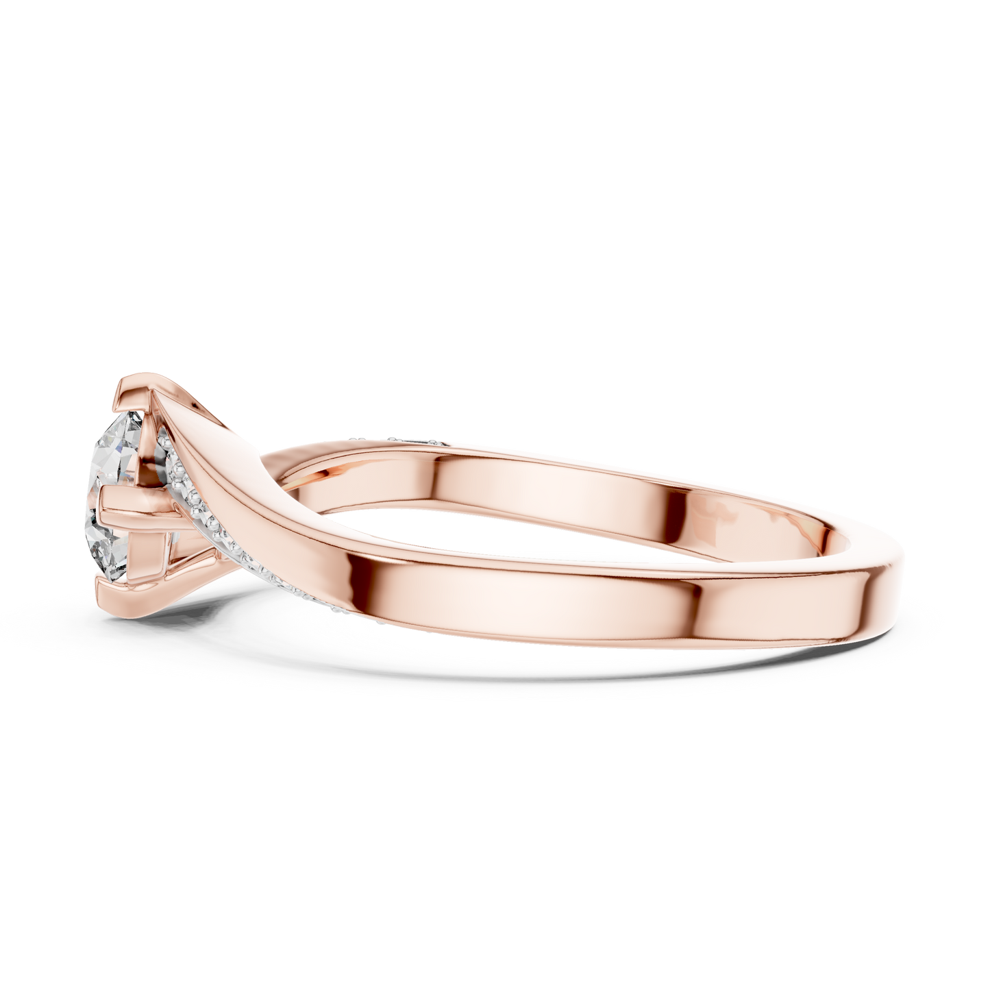 Core Swirl Diamond Ring - SB-6-6