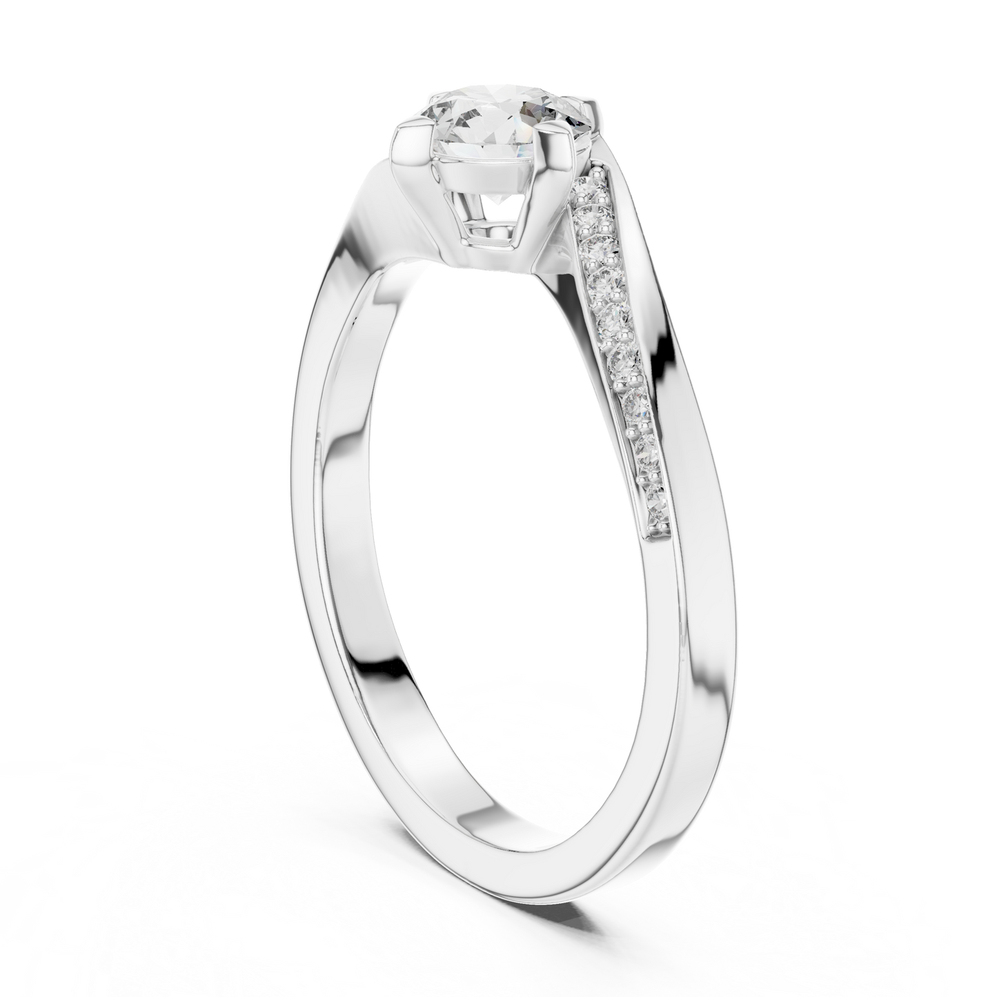 Core Swirl Diamond Ring - SB-6-6