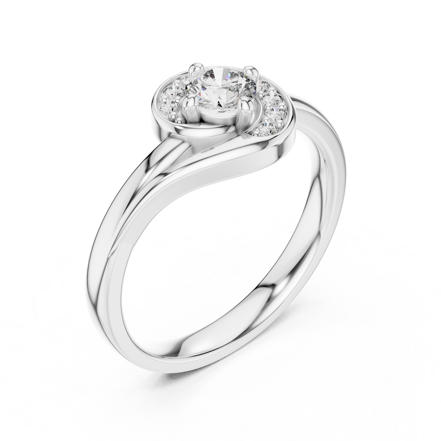 Moon Core Diamond Ring - SB-6-7