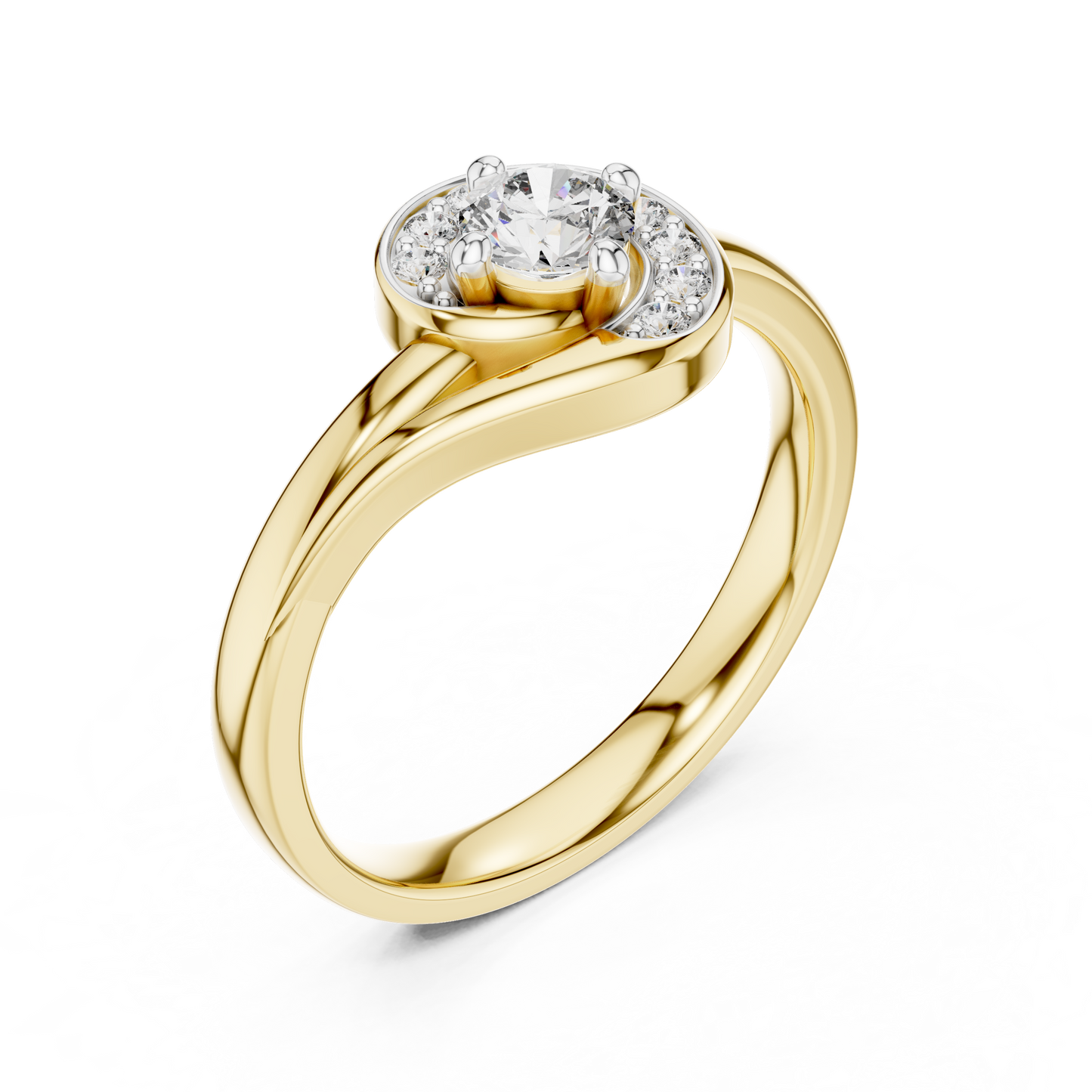 Moon Core Diamond Ring - SB-6-7