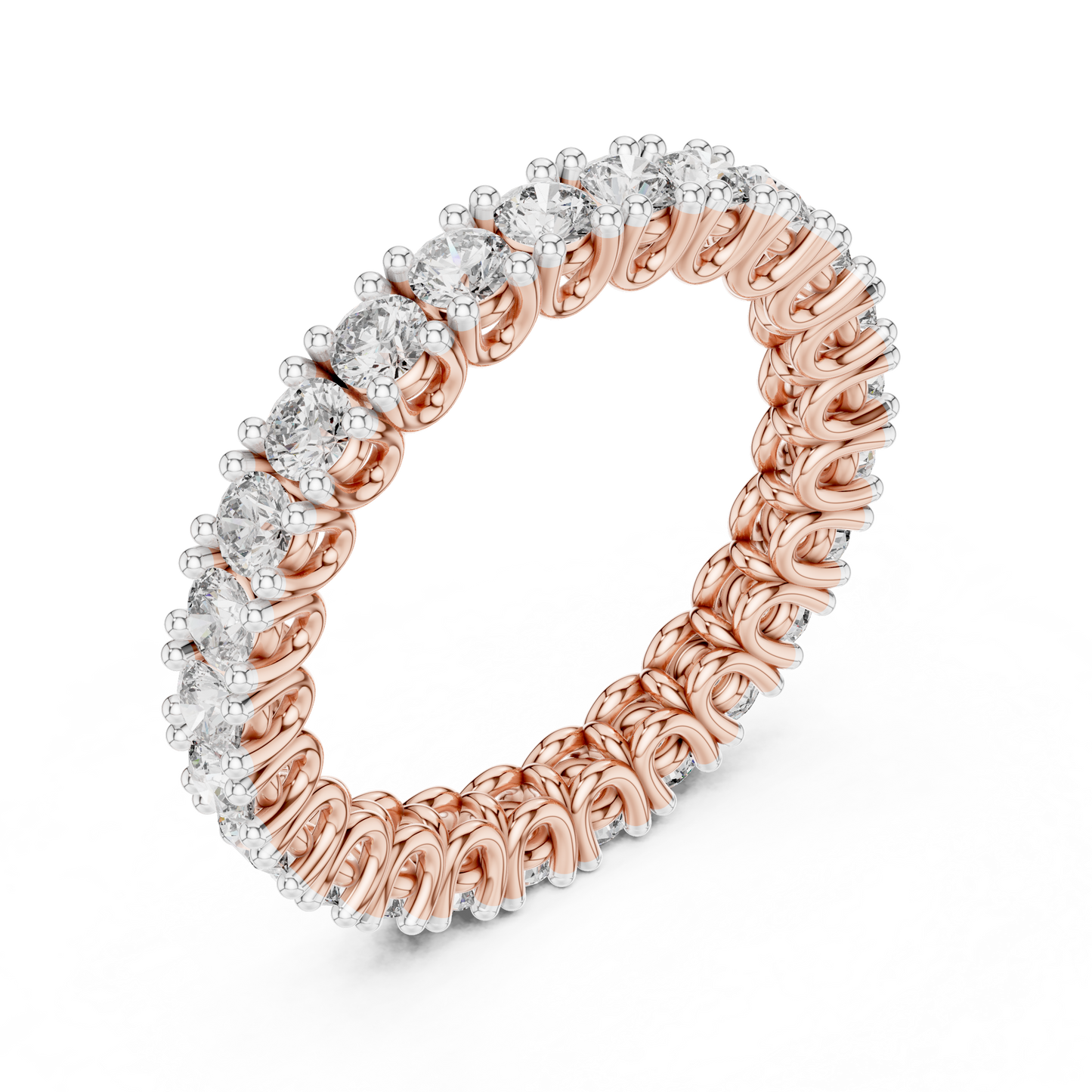 Full Round Diamond Ring - SB-6-8