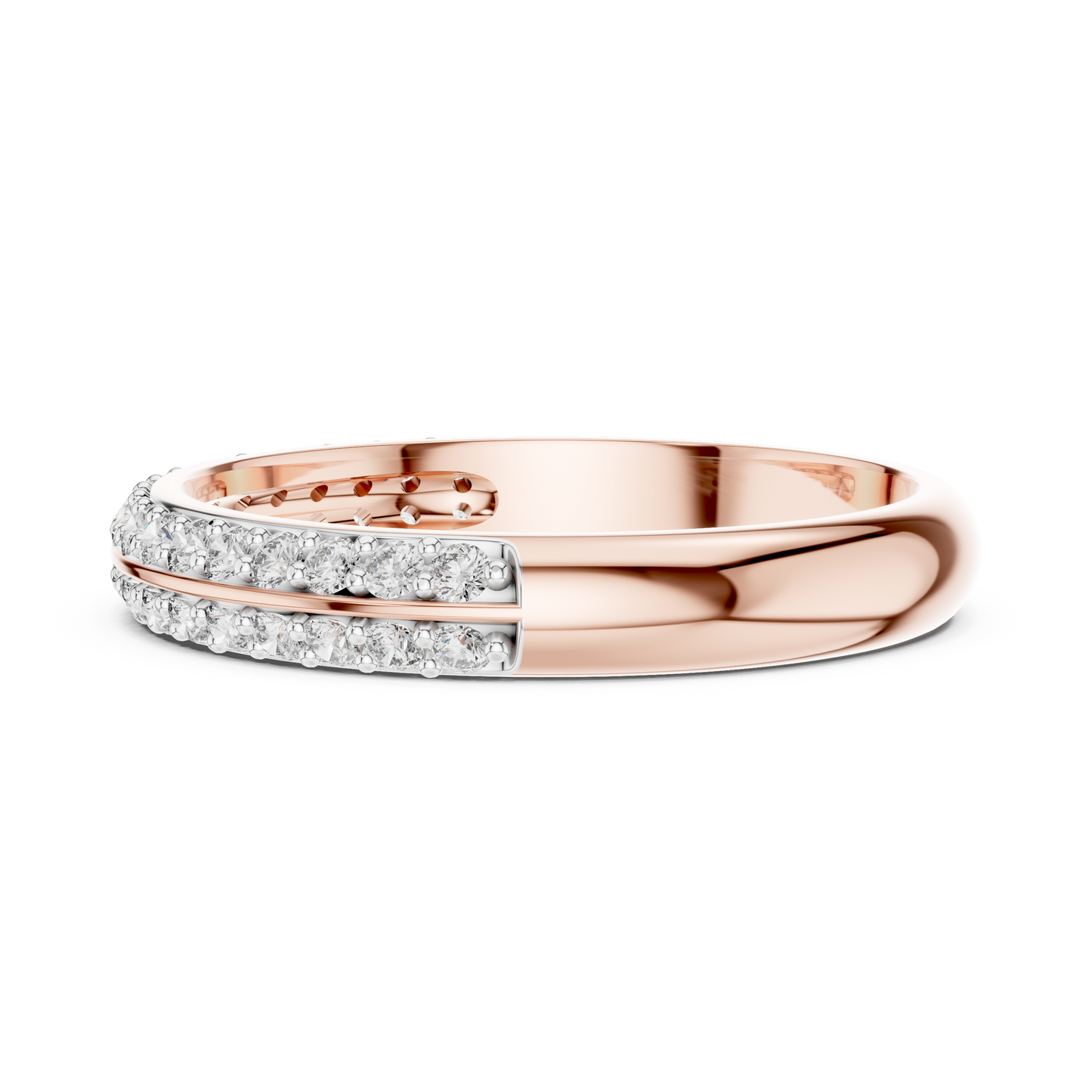Divide Line Diamond Ring - SB-6-9