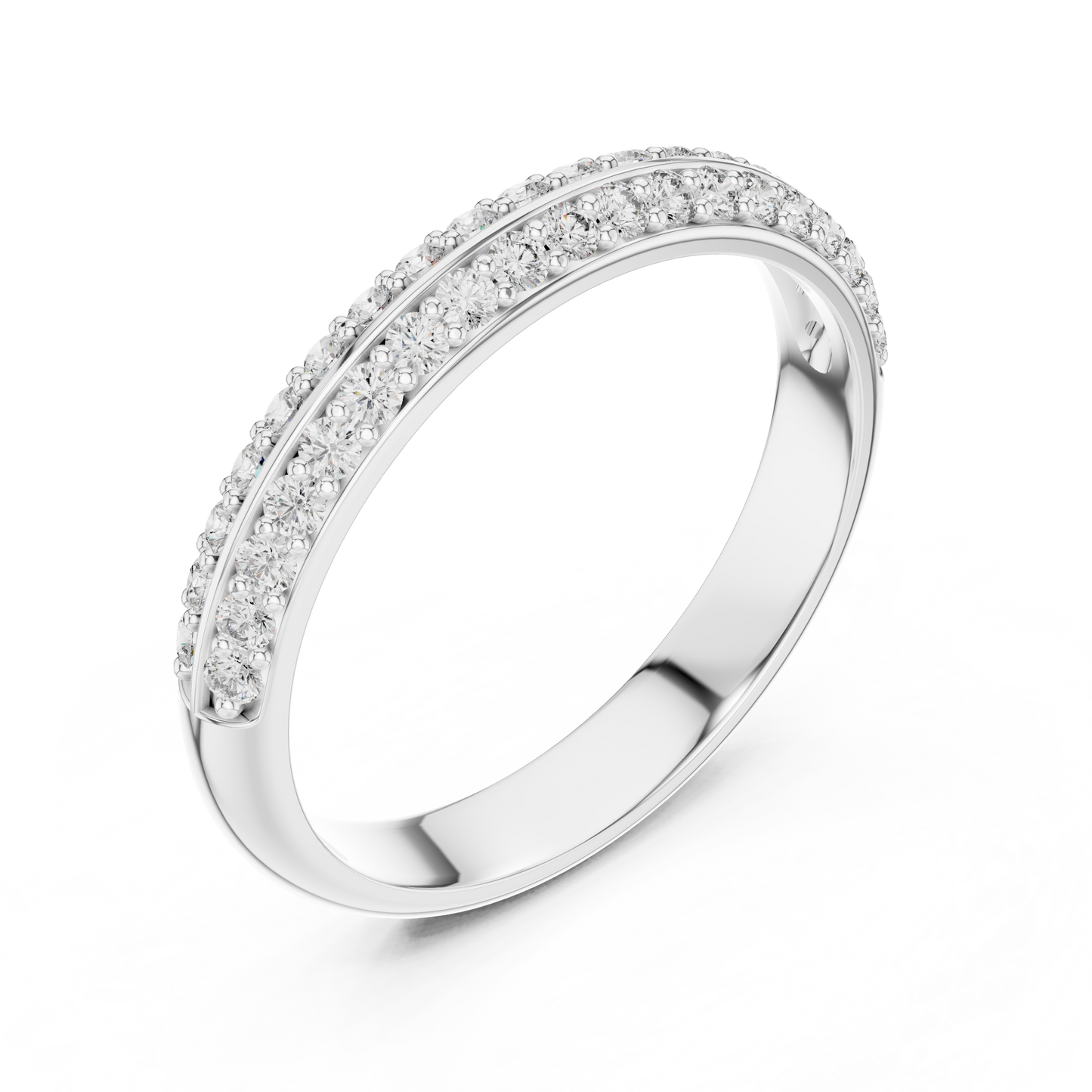 Divide Line Diamond Ring - SB-6-9