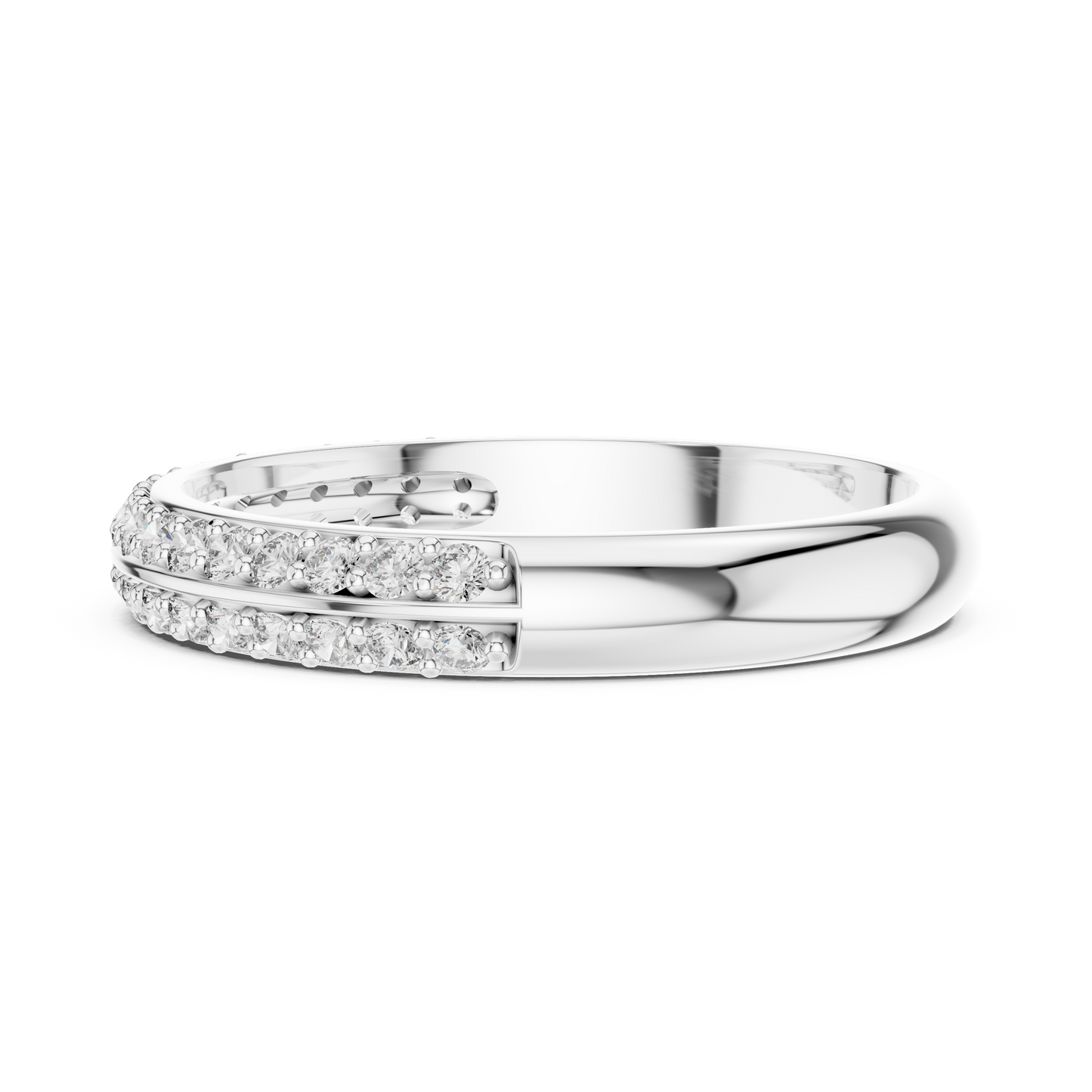 Divide Line Diamond Ring - SB-6-9