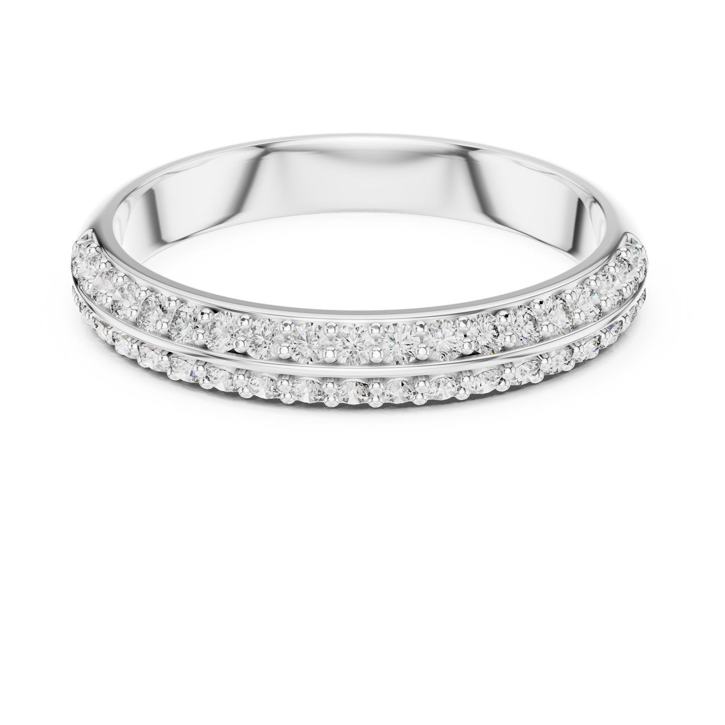Divide Line Diamond Ring - SB-6-9