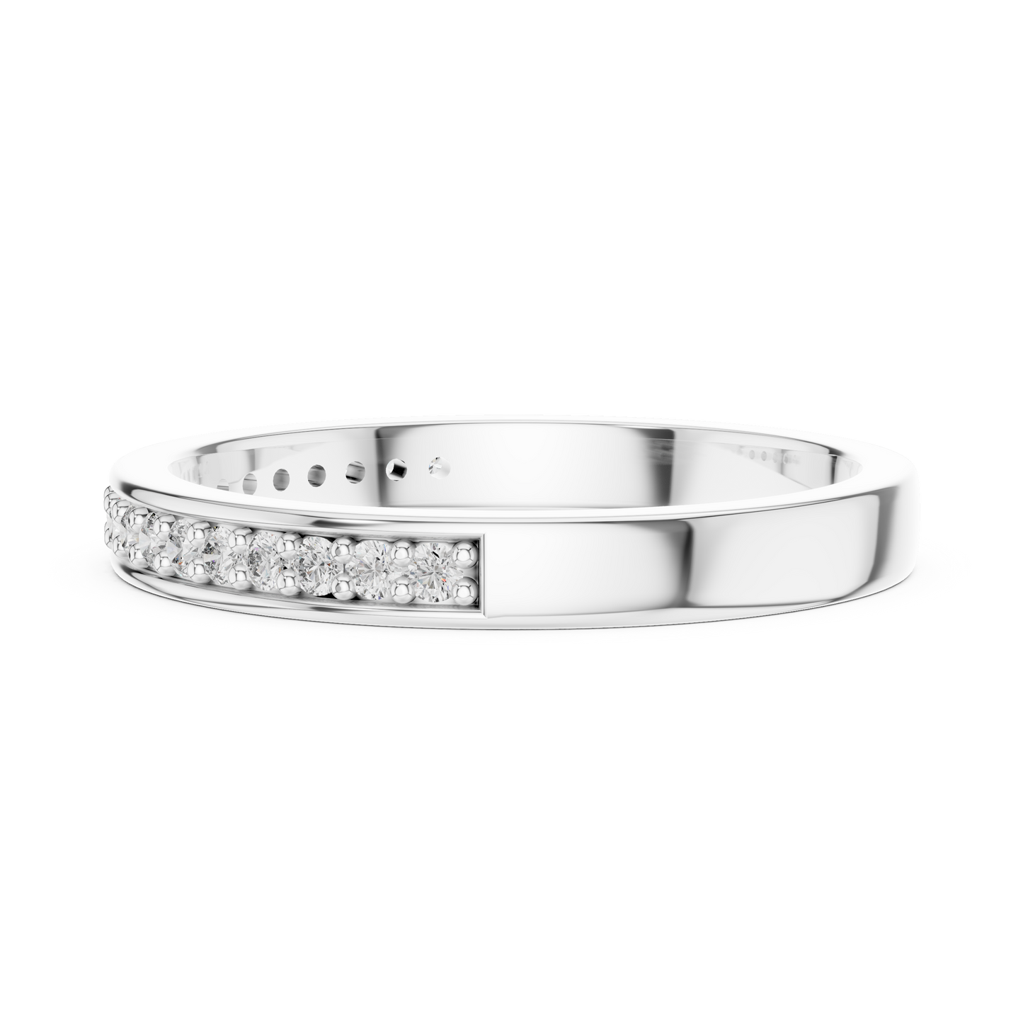 Half Line Diamond Ring - SB-6-10