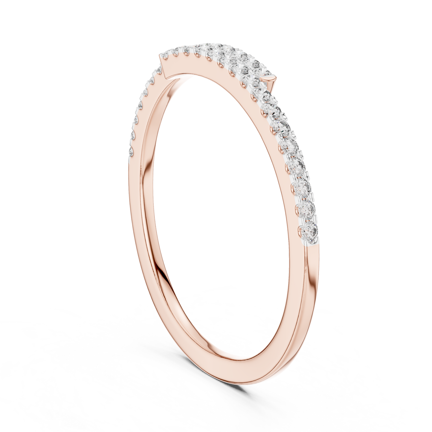 Parallel Line Diamond Ring - SB-6-12