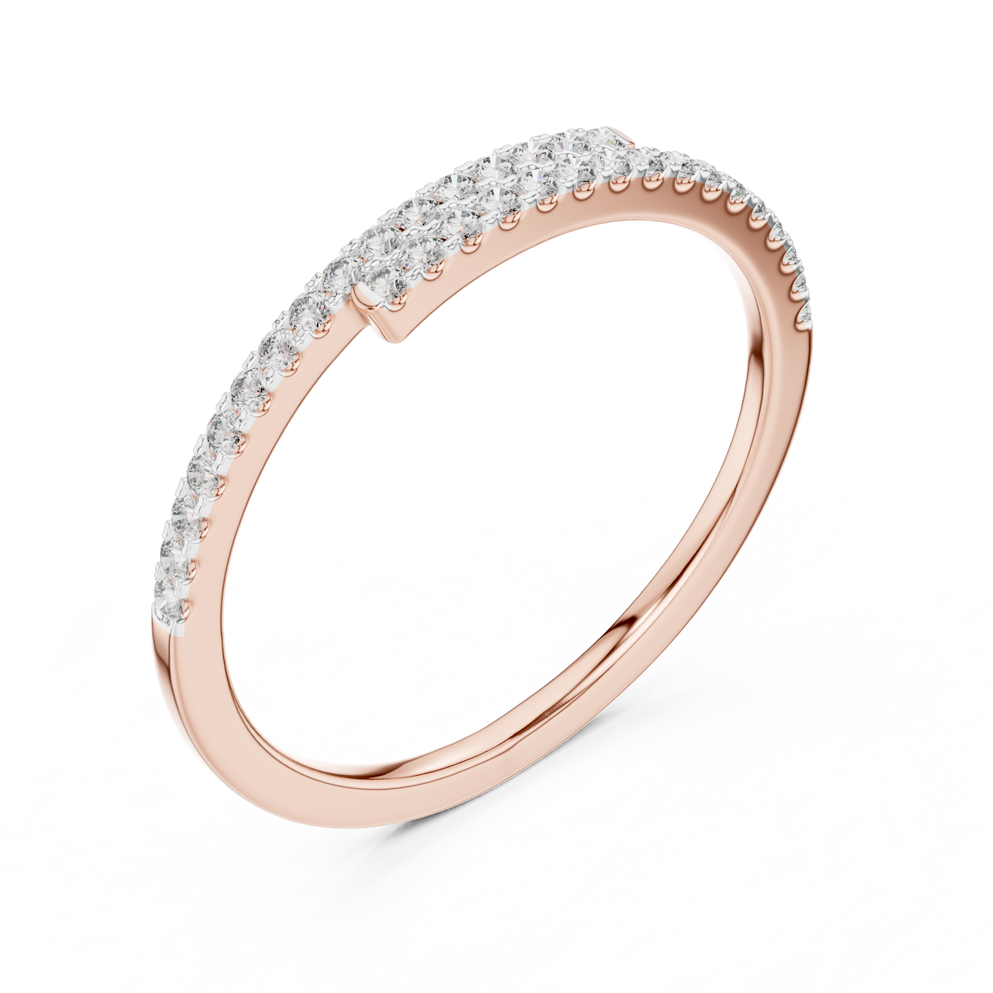 Parallel Line Diamond Ring - SB-6-12