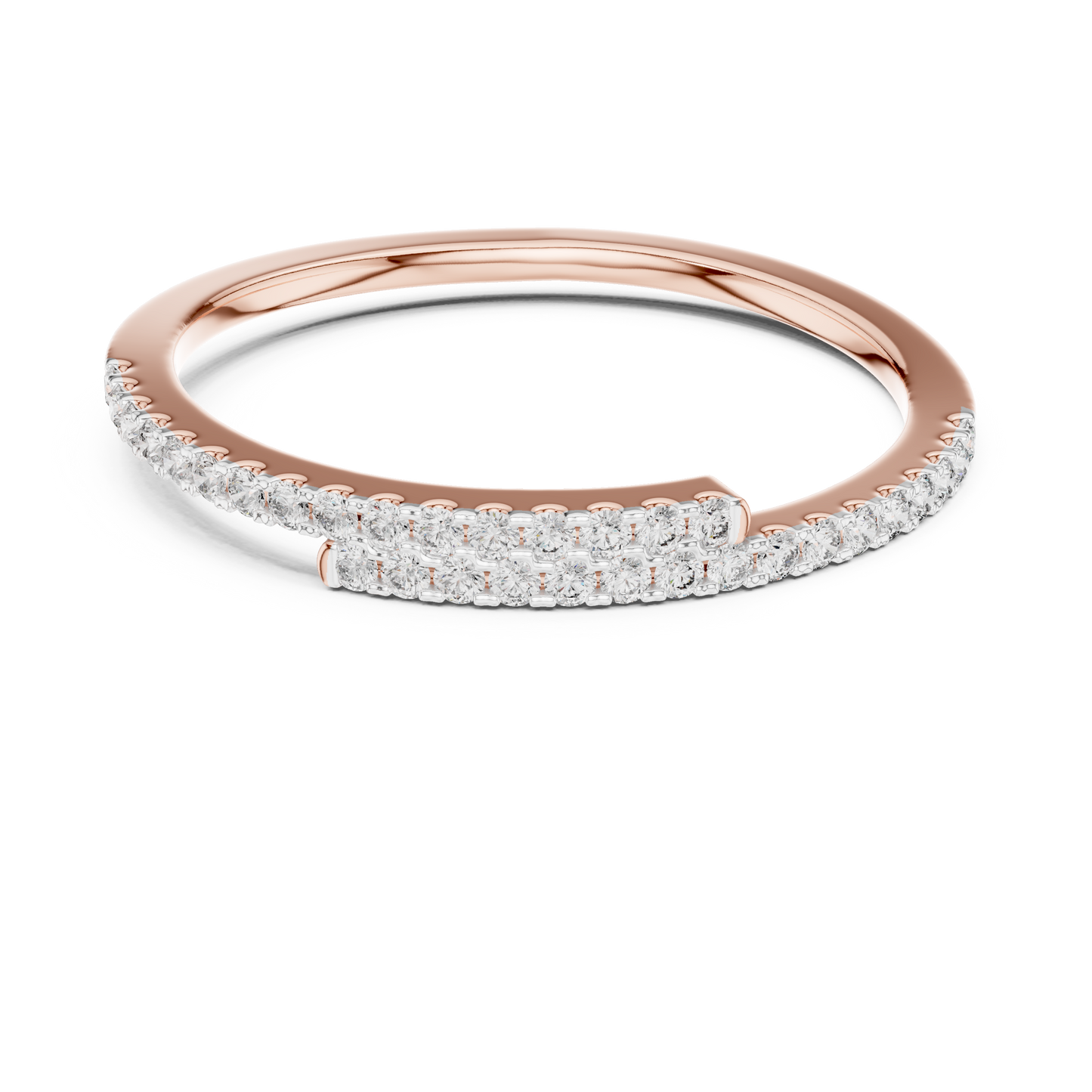 Parallel Line Diamond Ring - SB-6-12