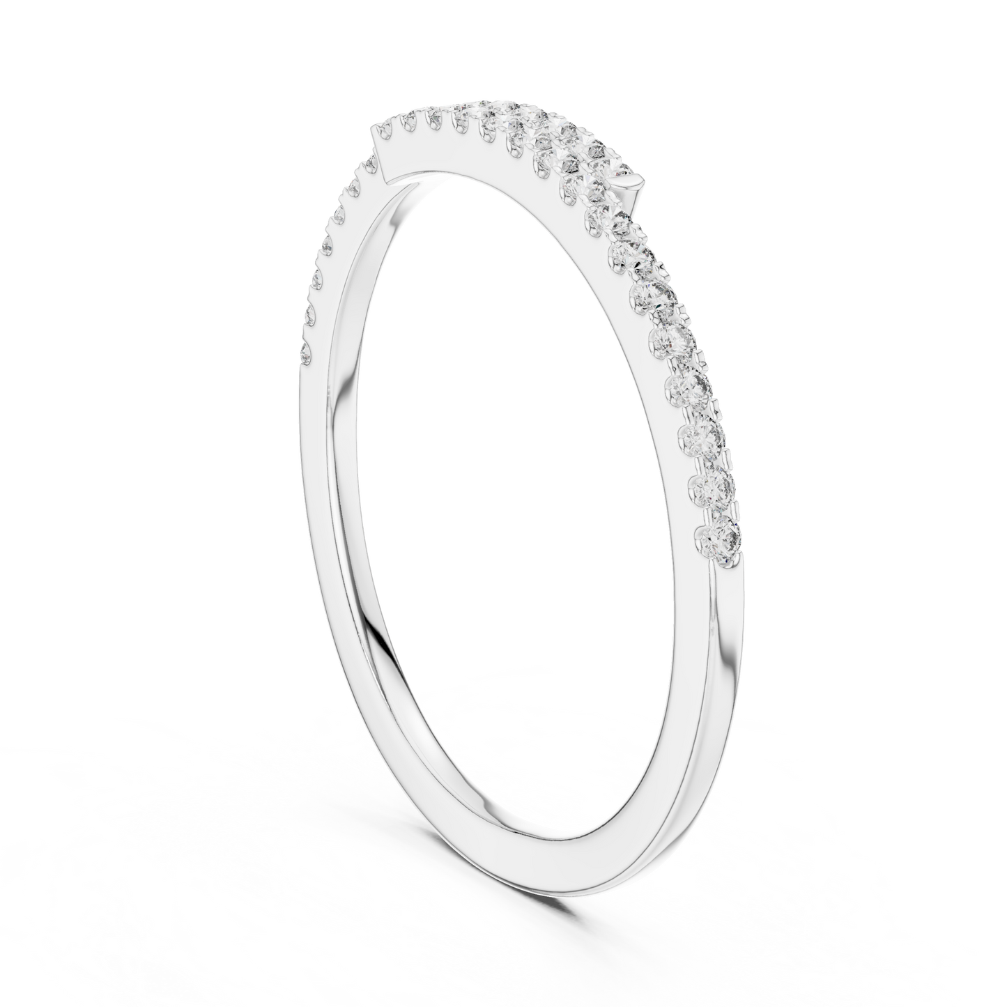 Parallel Line Diamond Ring - SB-6-12