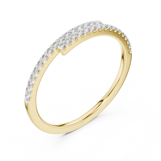 Parallel Line Diamond Ring - SB-6-12