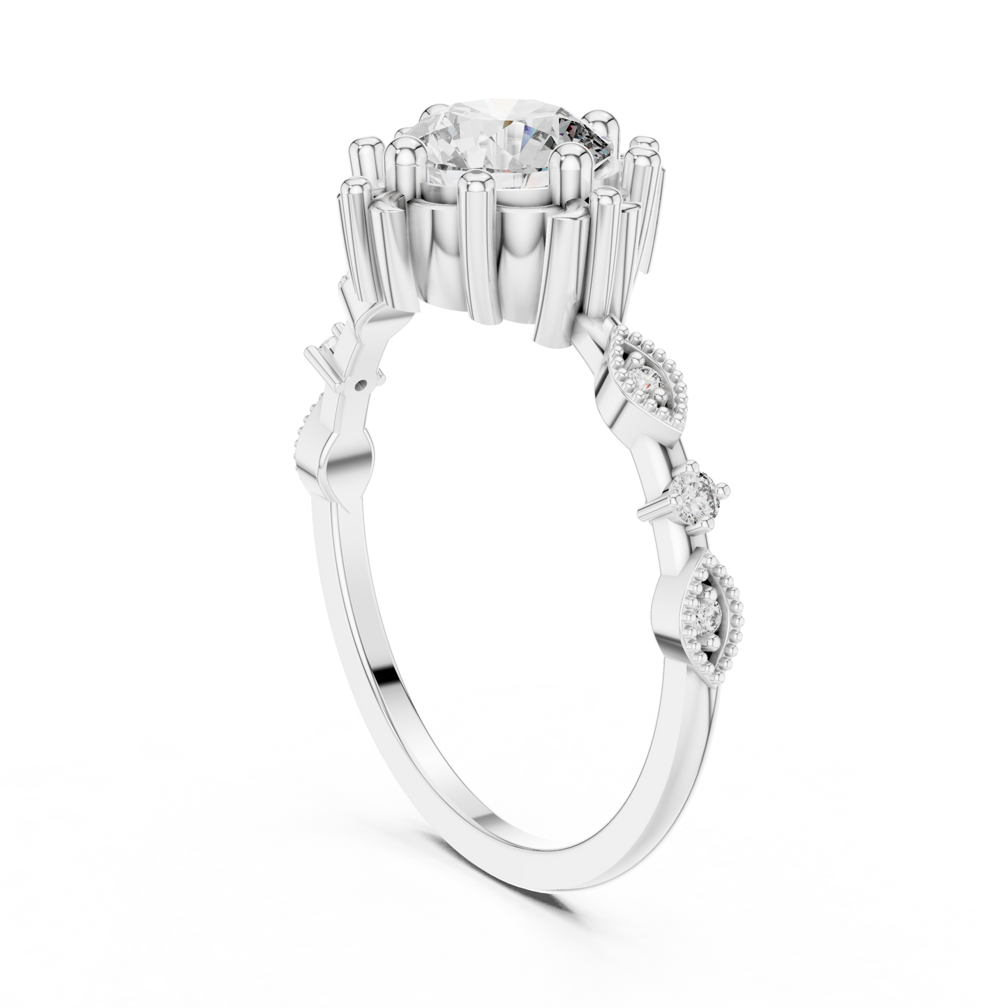 Diamond Crown Ring - SB-6-17