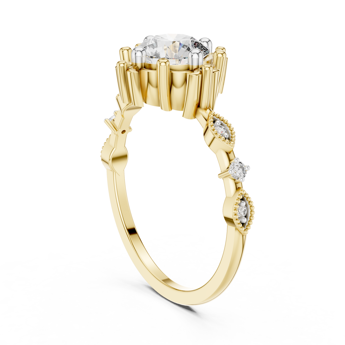 Diamond Crown Ring - SB-6-17