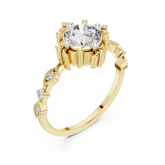 Diamond Crown Ring - SB-6-17
