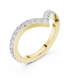 V Shape Diamond Ring - SB-6-18