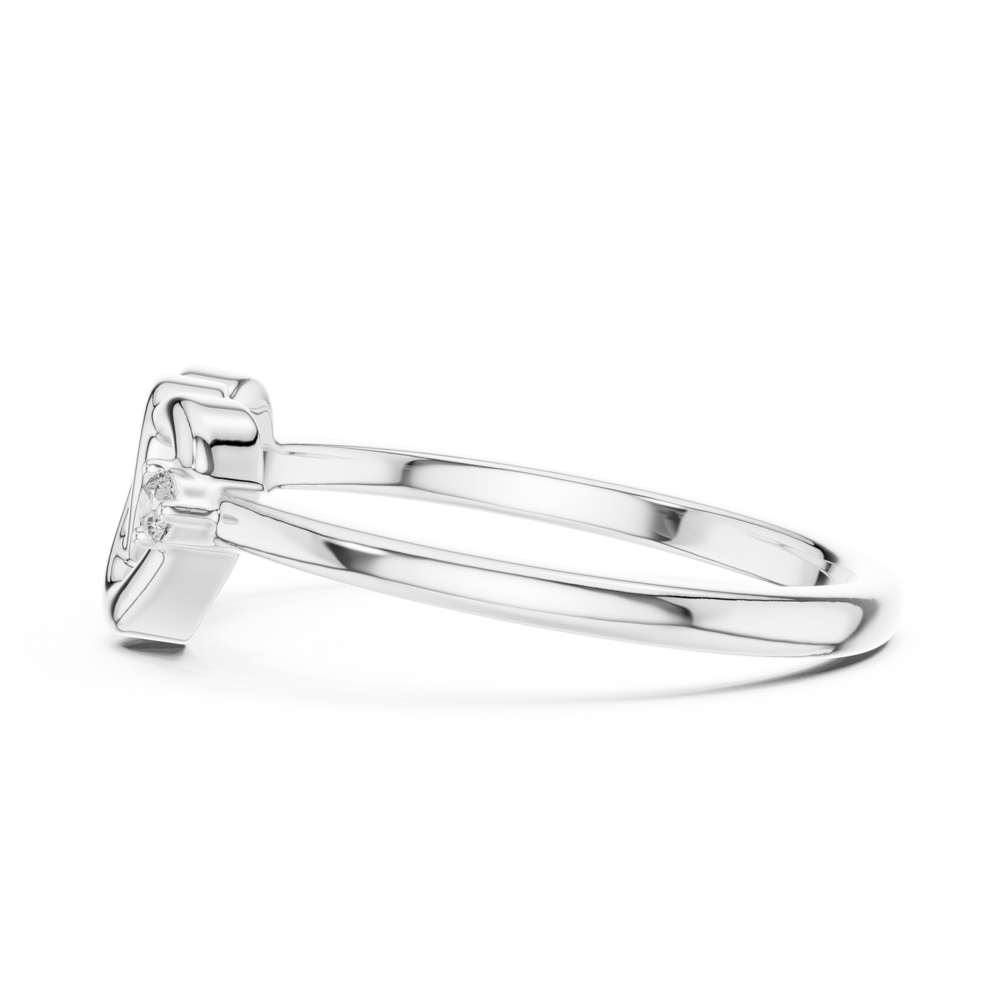 2 Hearts Diamond Ring - SB-6-23