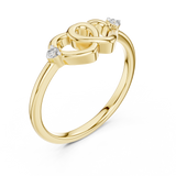 2 Hearts Diamond Ring - SB-6-23