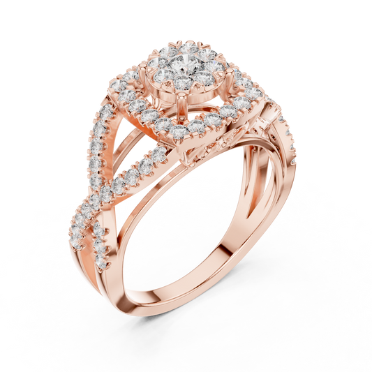 Multi Style Diamond Engagement Ring SB-9-73