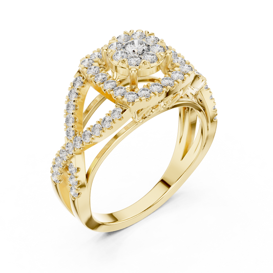 Multi Style Diamond Engagement Ring SB-9-73