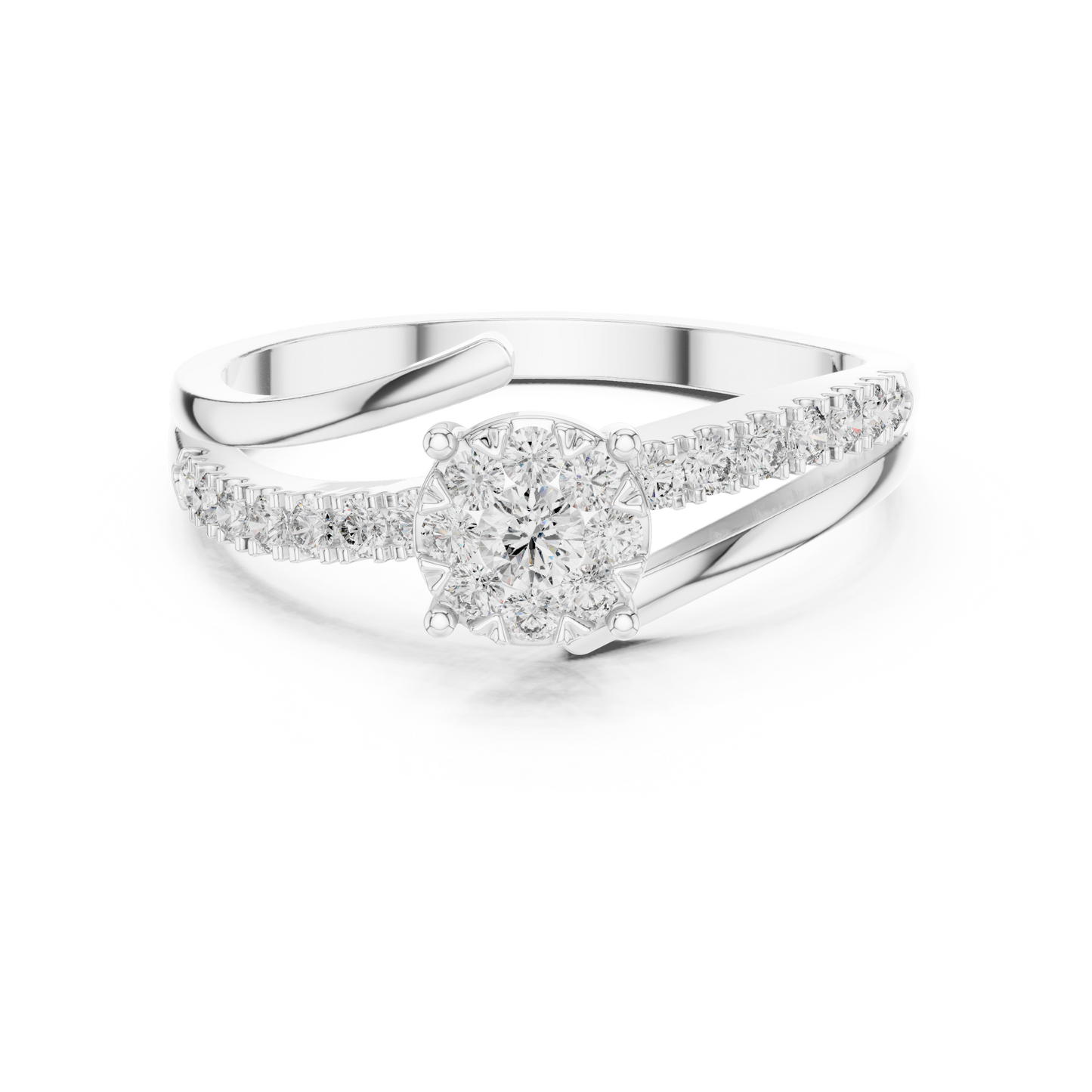 Queen Diamond Engagement Ring SB-9-82