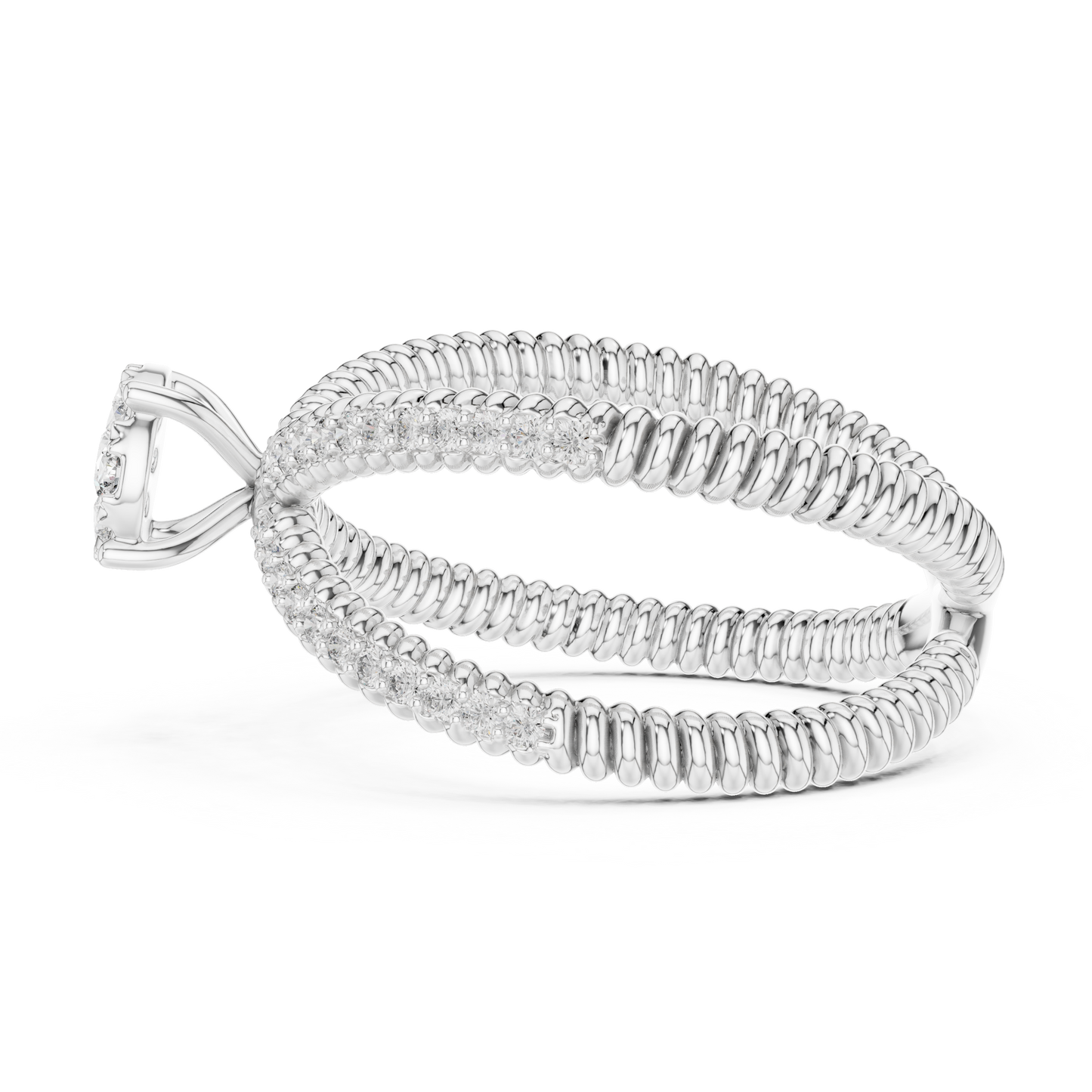 X Shape Diamond Ring SB-9-84