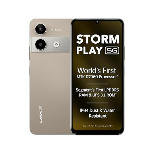 Lava Storm Play 5G | World's First MTK D7060 Processor