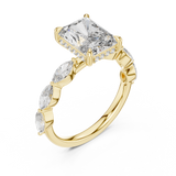 Large Square Diamond Ring - SB-9-1