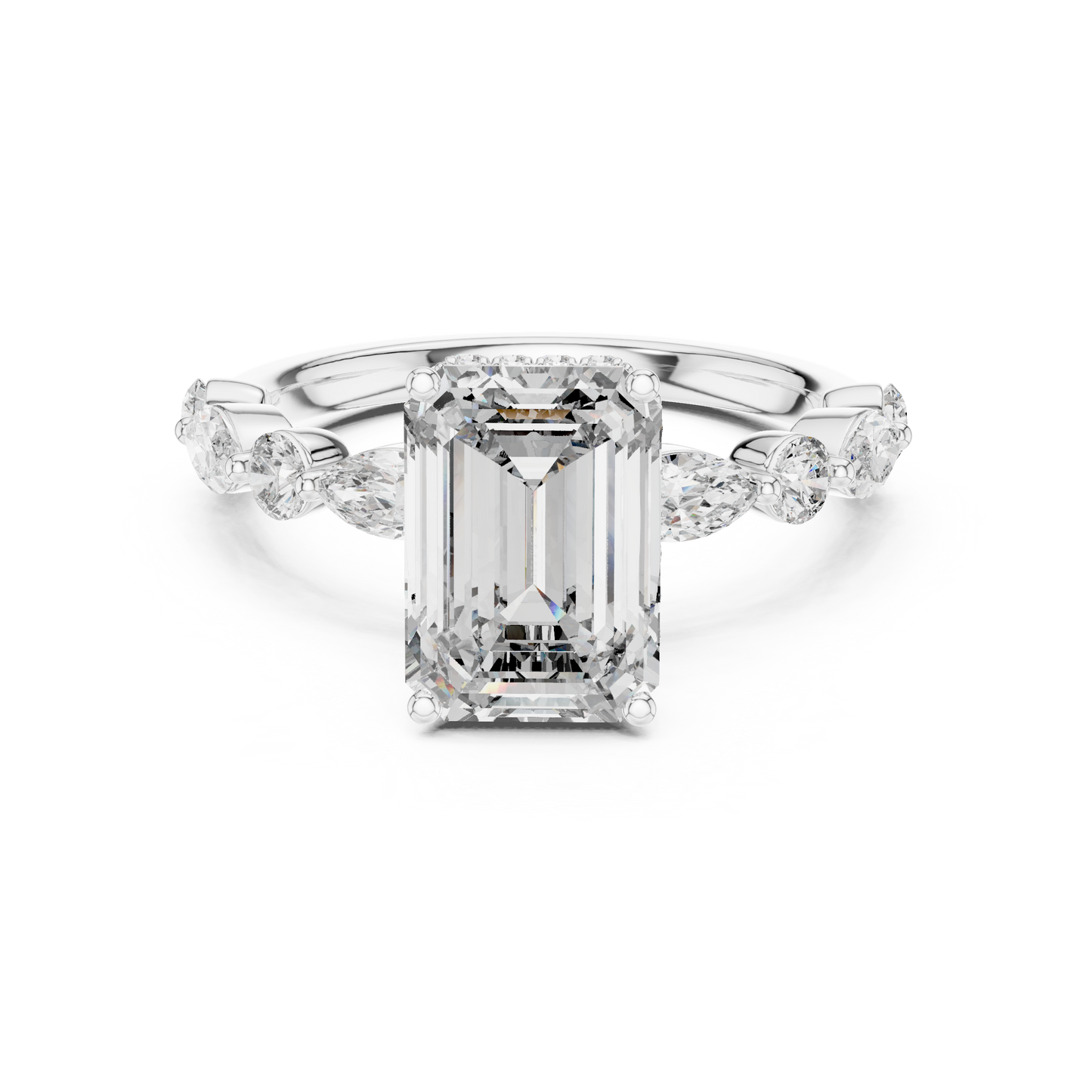 Large Square Diamond Ring - SB-9-9