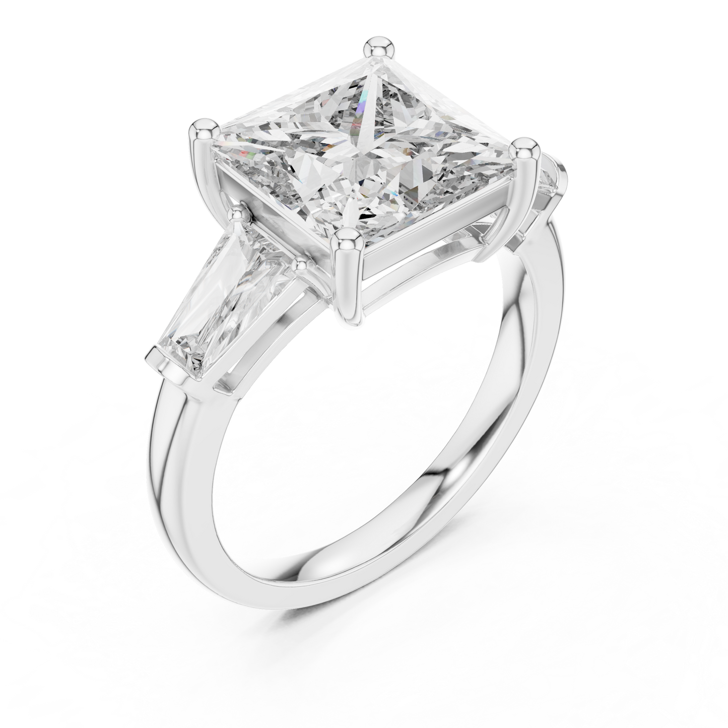 Large Square Diamond Ring - SB-9-11