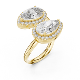 Auto Size Dual Diamond Clip Ring - SB-9-15