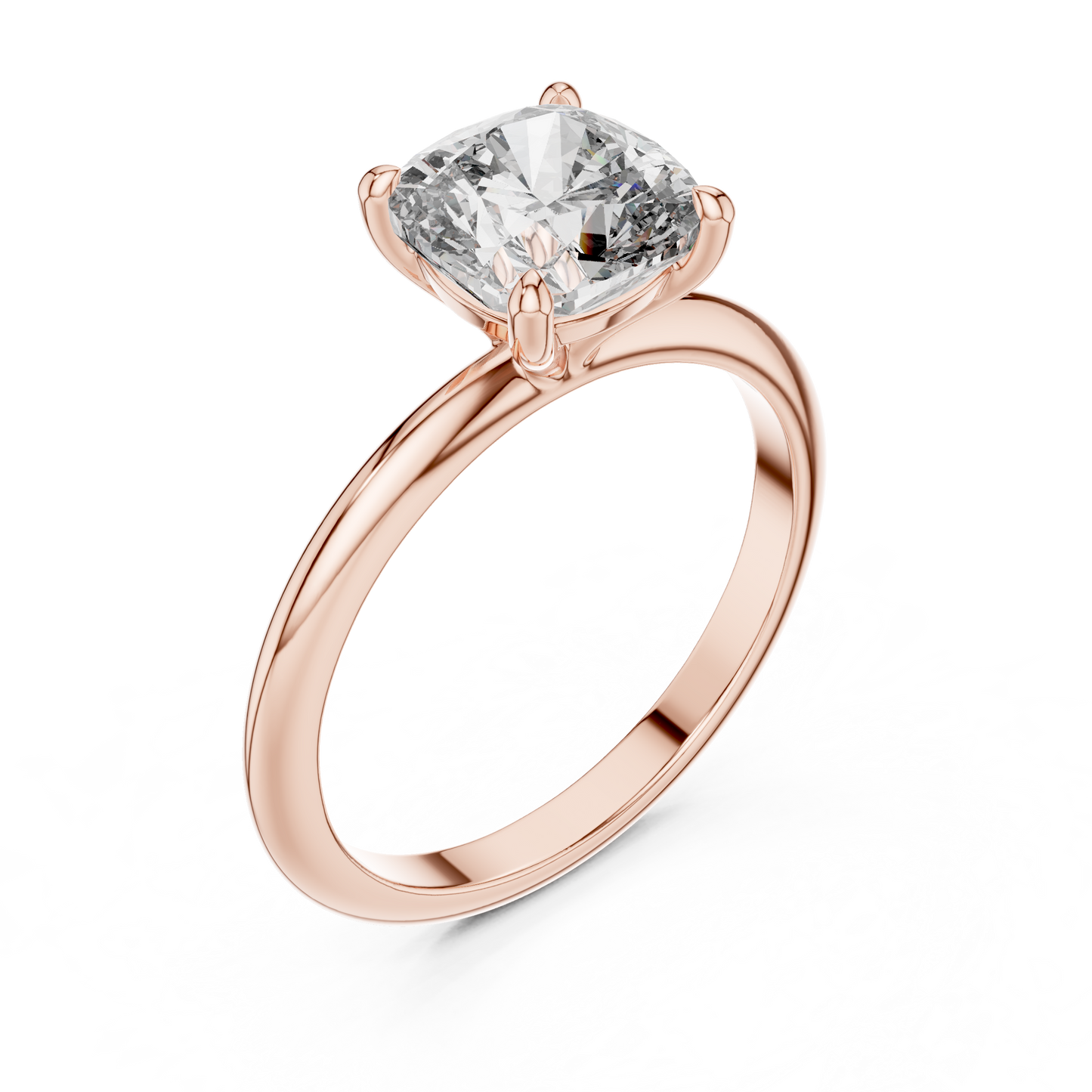 Engagement Round Diamond Ring - SB-9-22