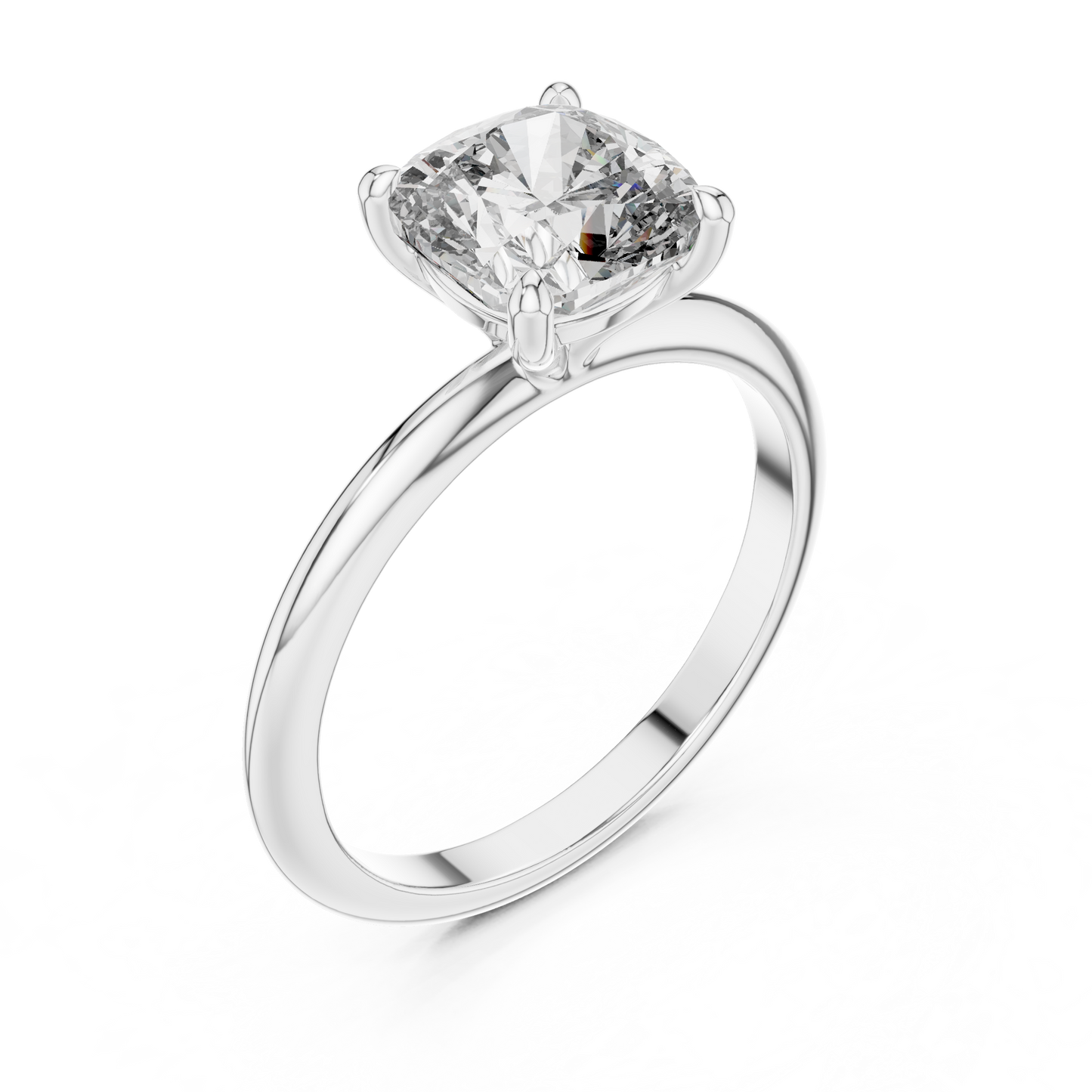 Engagement Round Diamond Ring - SB-9-22