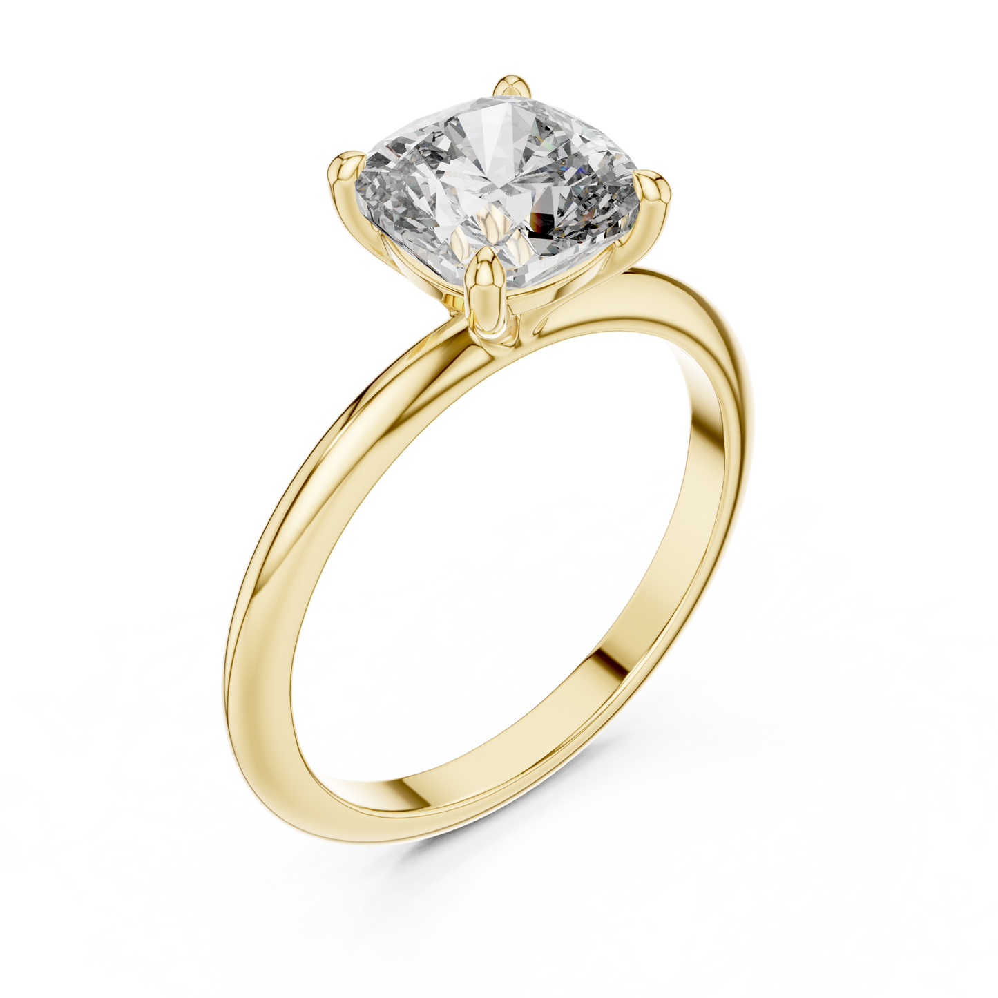 Engagement Round Diamond Ring - SB-9-22
