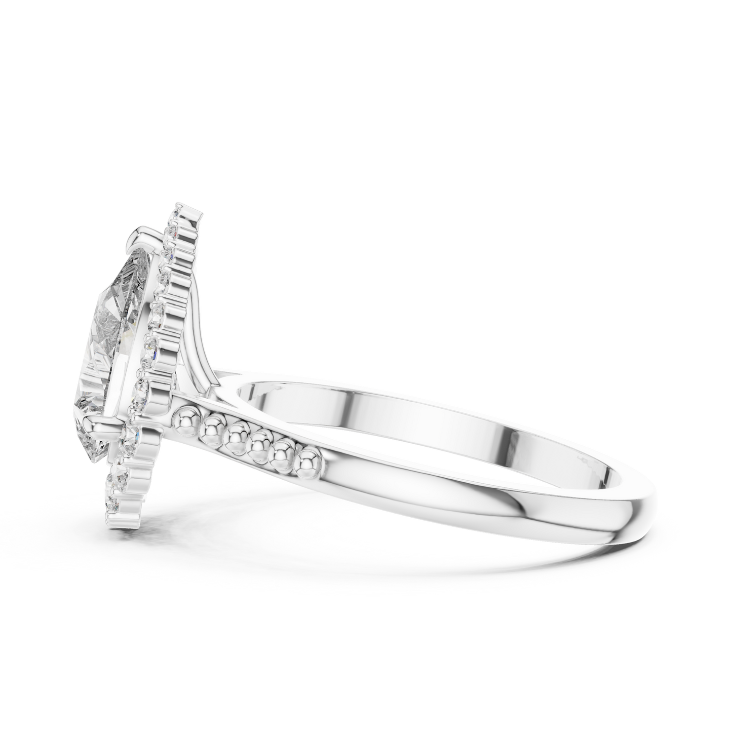 Large Leaf Diamond Ring - SB-9-23