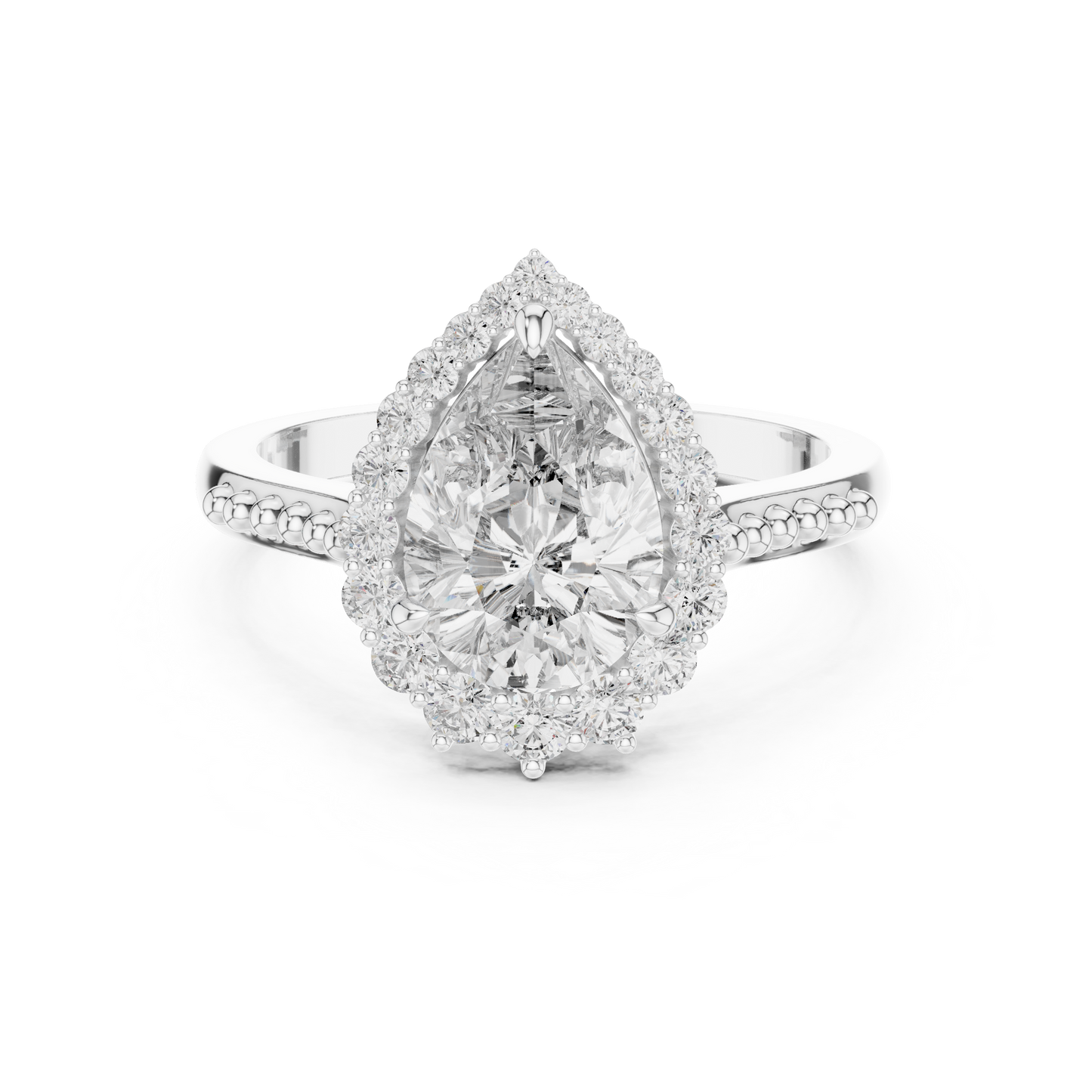 Large Leaf Diamond Ring - SB-9-23