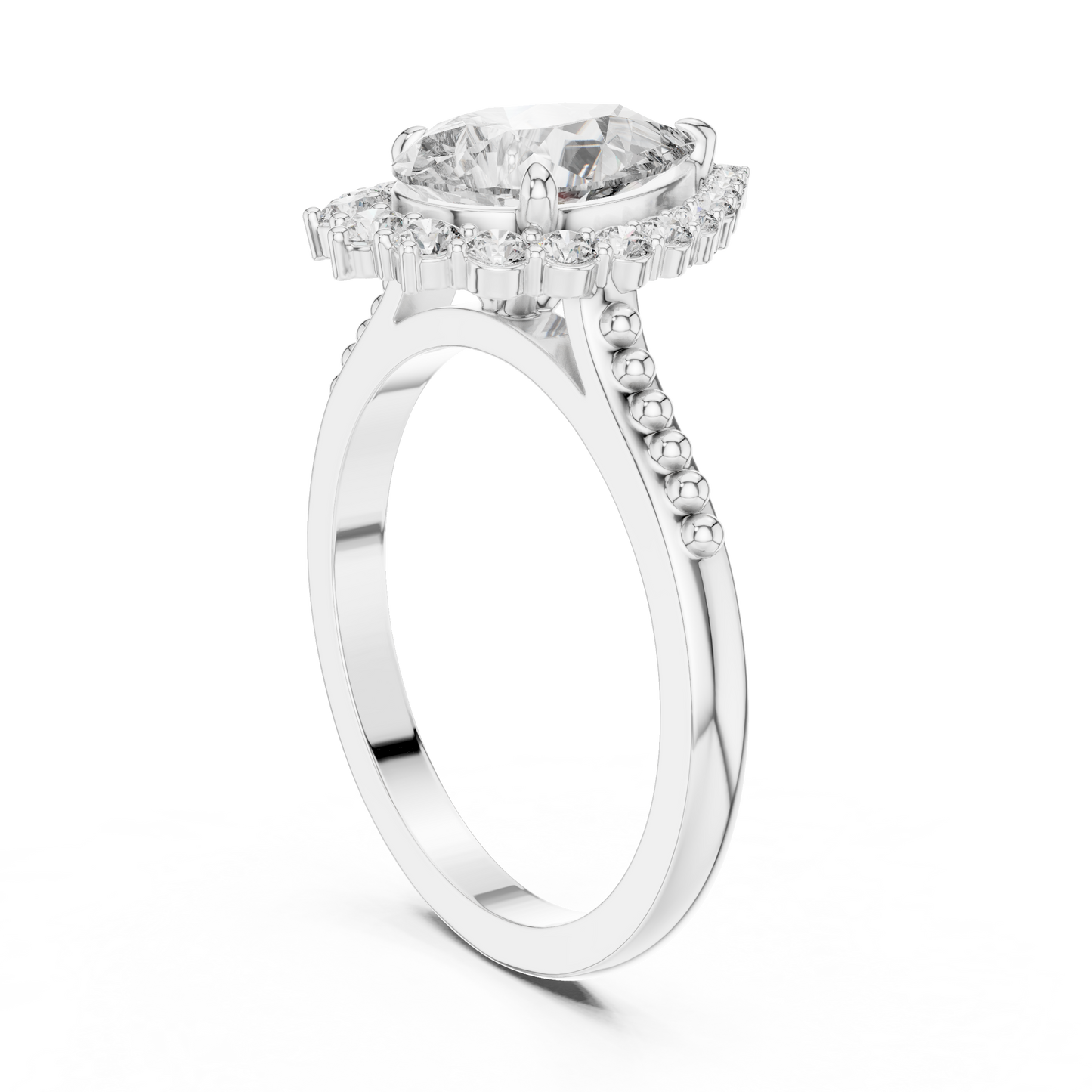 Large Leaf Diamond Ring - SB-9-23