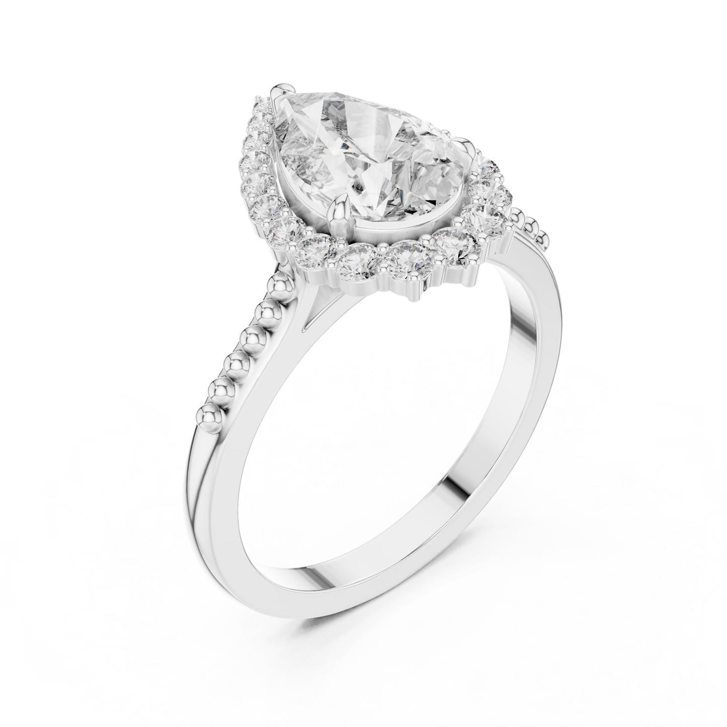 Large Leaf Diamond Ring - SB-9-23