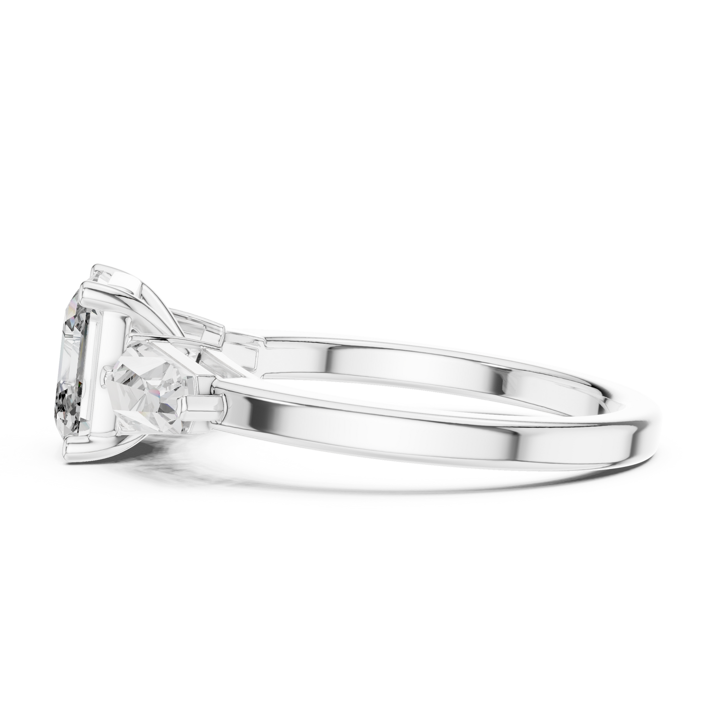 Square Diamond Engagement Ring - SB-9-29